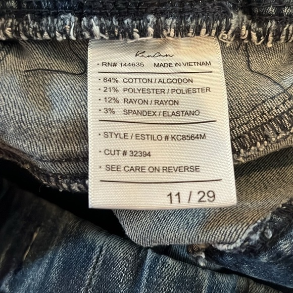 KanCan RENEE HIGH RISE ELASTIC BAND JEGGING SKINNY | size 11/29 - Picture 8 of 13